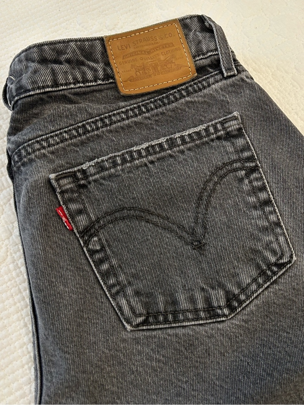 Levi's Women's Flare/Wide Leg Jeans in Washed Black